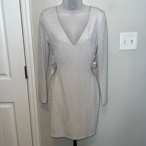 Sequin Cut-out Dress